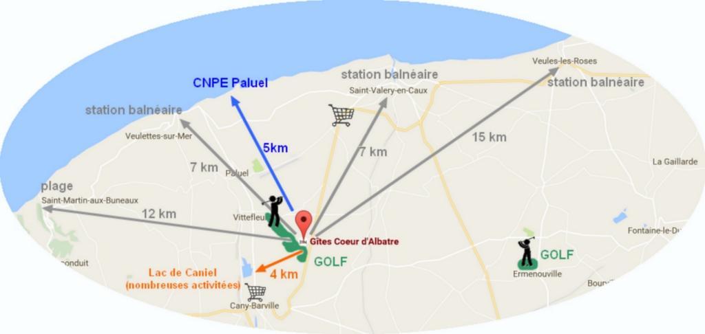 Coeur D'Albatre Villa Saint-Riquier-es-Plains Ngoại thất bức ảnh